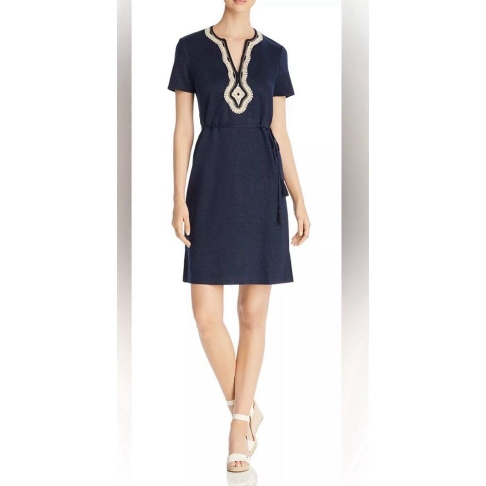 Tory Burch Liliana soutache linen dress - Picture 1 of 8